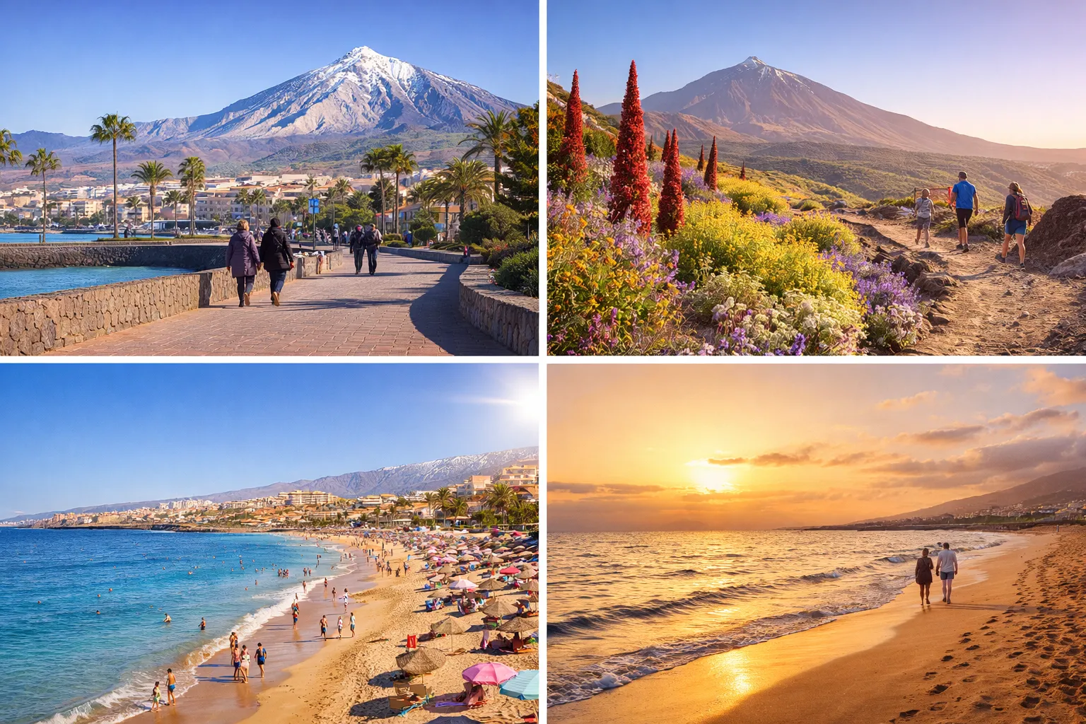 Погода на Тенерифе по месяцам: зима, весна, лето и осень на Канарских островах